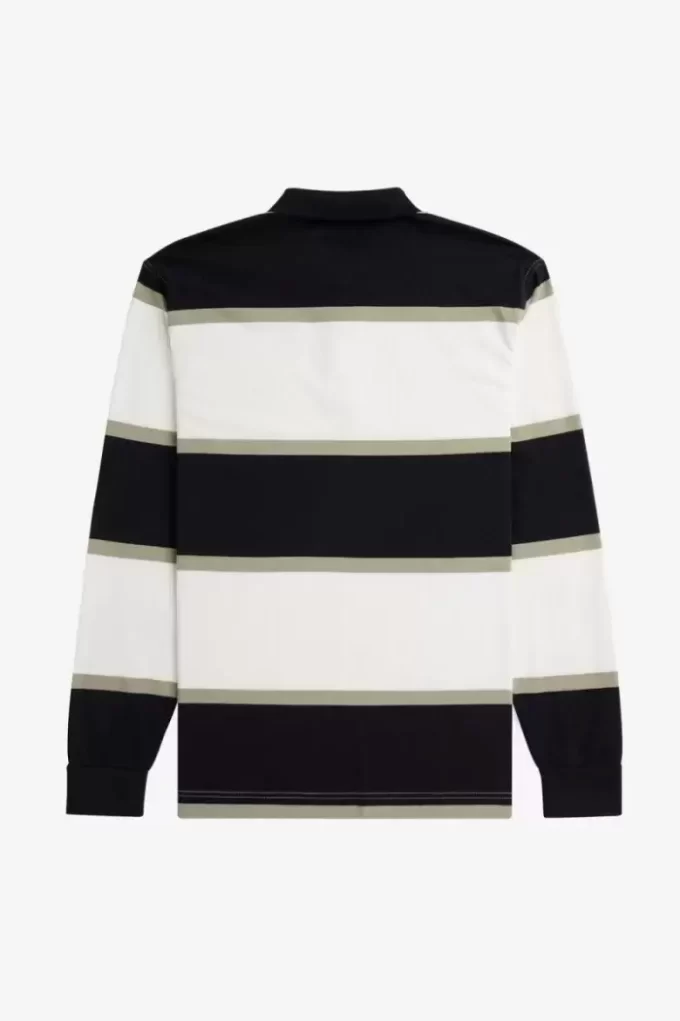 Relaxed Stripe Herren-Poloshirt