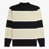 Relaxed Stripe Herren-Poloshirt