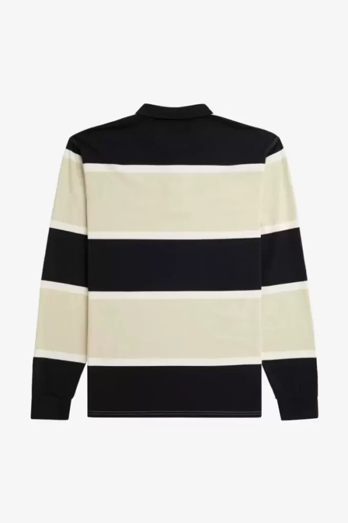Relaxed Stripe Herren-Poloshirt