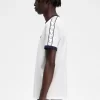 Ringer-T-Shirt mit Aufnäher für Herren