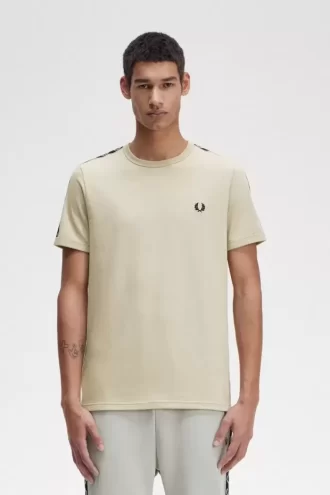 Ringer-T-Shirt mit Kontrastband für Herren