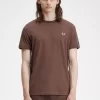 Ringer-T-Shirt mit Kontrastband für Herren