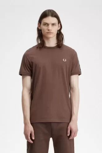Ringer-T-Shirt mit Kontrastband für Herren