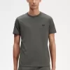 Ringer-T-Shirt mit Kontrastband für Herren