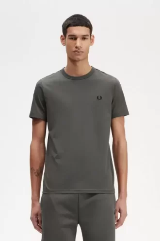 Ringer-T-Shirt mit Kontrastband für Herren