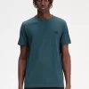 Ringer-T-Shirt mit Kontrastband für Herren