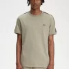 Ringer-T-Shirt mit Kontrastband für Herren