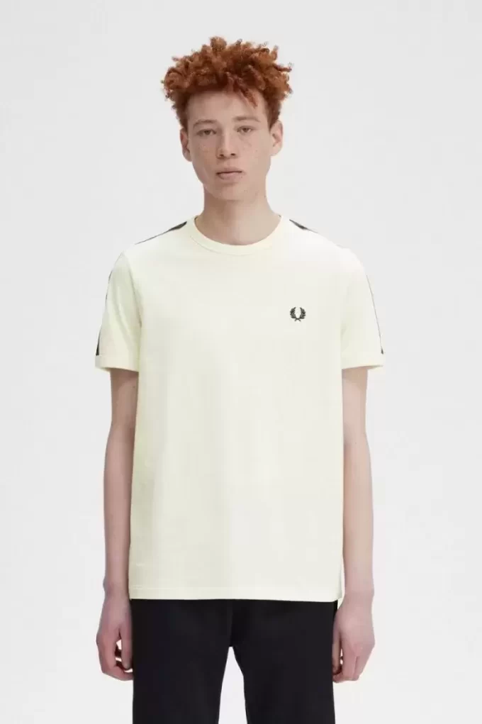 Ringer-T-Shirt mit Kontrastband für Herren