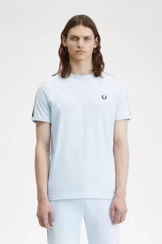 Ringer-T-Shirt mit Kontrastband für Herren
