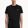 Ringer-T-Shirt mit Kontrastband für Herren