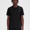 Ringer-T-Shirt mit Kontrastband für Herren