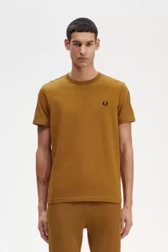 Ringer-T-Shirt mit Kontrastband für Herren
