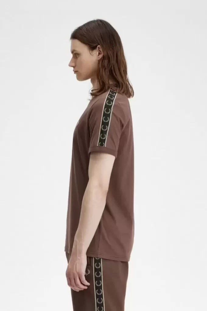 Ringer-T-Shirt mit Kontrastband für Herren
