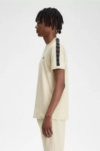 Ringer-T-Shirt mit Kontrastband für Herren