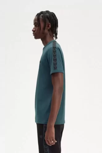 Ringer-T-Shirt mit Kontrastband für Herren