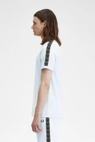 Ringer-T-Shirt mit Kontrastband für Herren