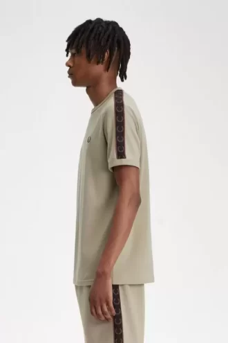 Ringer-T-Shirt mit Kontrastband für Herren