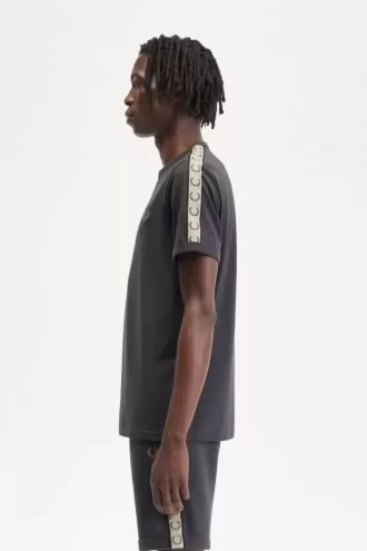 Ringer-T-Shirt mit Kontrastband für Herren