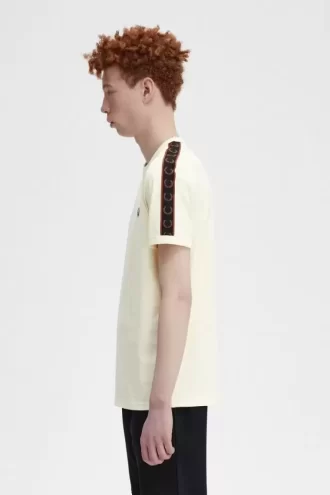 Ringer-T-Shirt mit Kontrastband für Herren