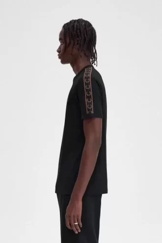 Ringer-T-Shirt mit Kontrastband für Herren