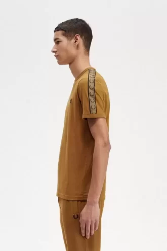 Ringer-T-Shirt mit Kontrastband für Herren