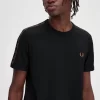 Ringer-T-Shirt mit Kontrastband für Herren