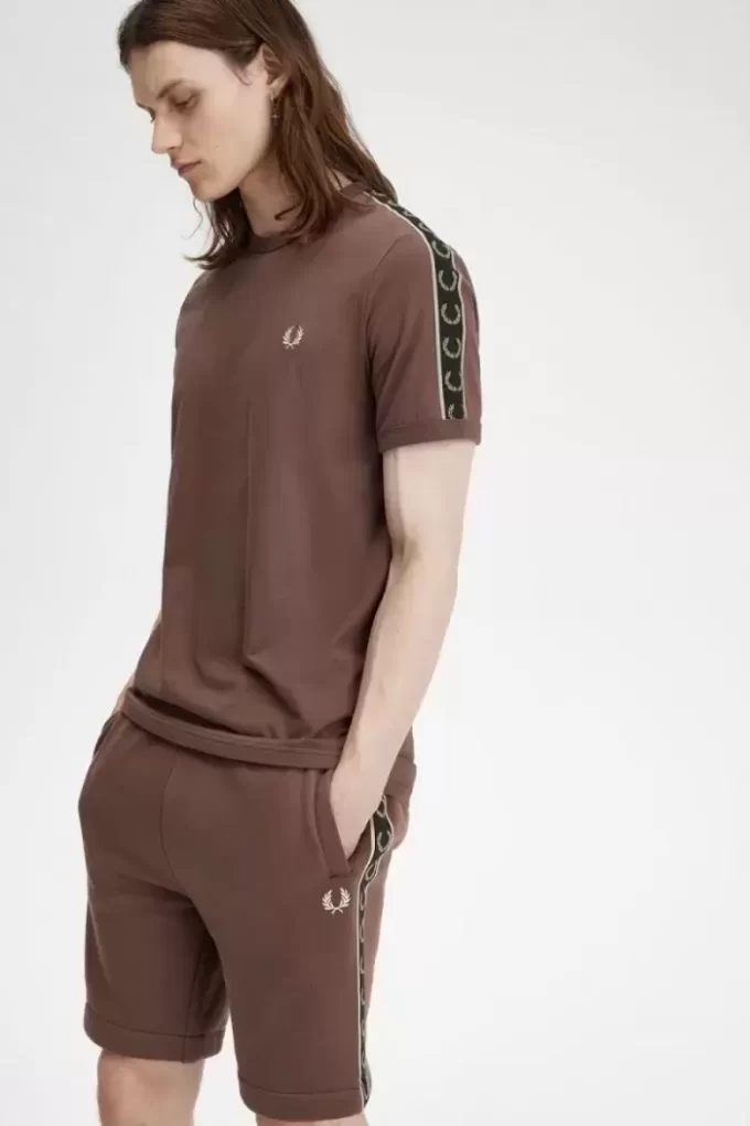Ringer-T-Shirt mit Kontrastband für Herren