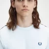 Ringer-T-Shirt mit Kontrastband für Herren