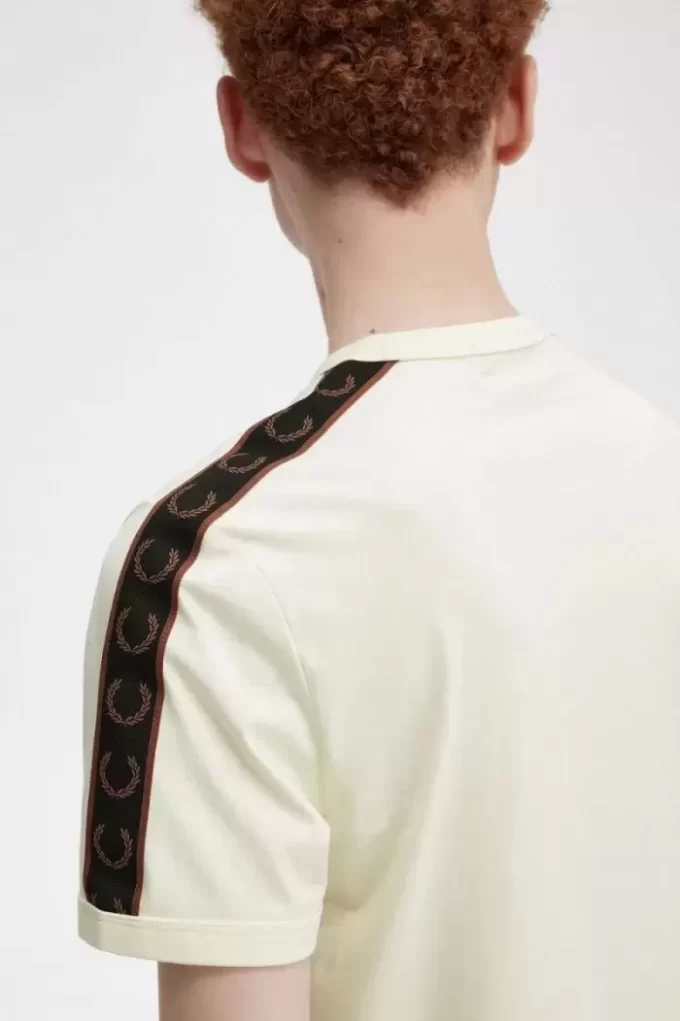 Ringer-T-Shirt mit Kontrastband für Herren