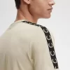 Ringer-T-Shirt mit Kontrastband für Herren