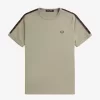 Ringer-T-Shirt mit Kontrastband für Herren