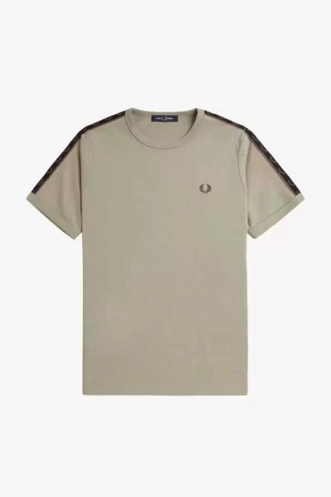 Ringer-T-Shirt mit Kontrastband für Herren