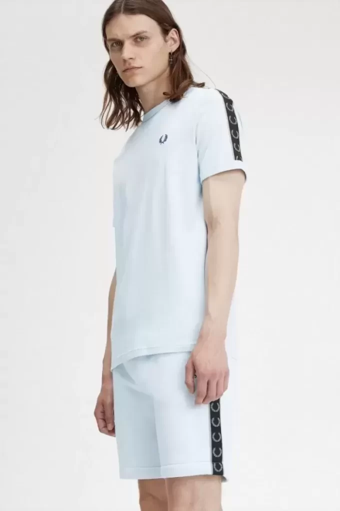 Ringer-T-Shirt mit Kontrastband für Herren