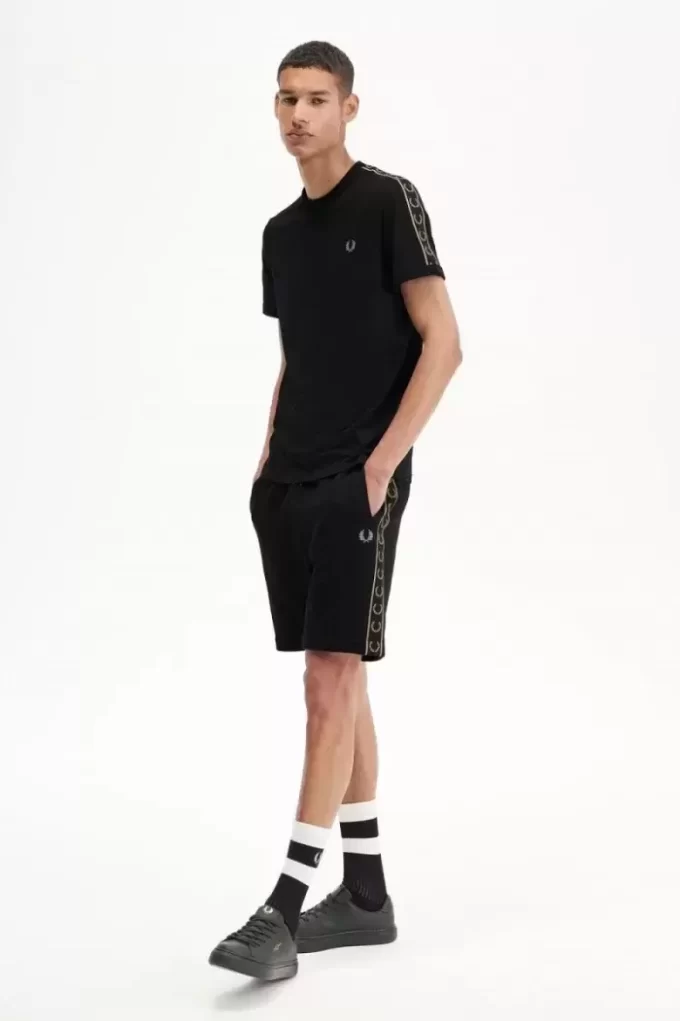 Ringer-T-Shirt mit Kontrastband für Herren
