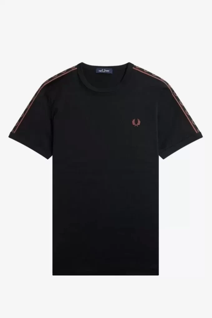 Ringer-T-Shirt mit Kontrastband für Herren
