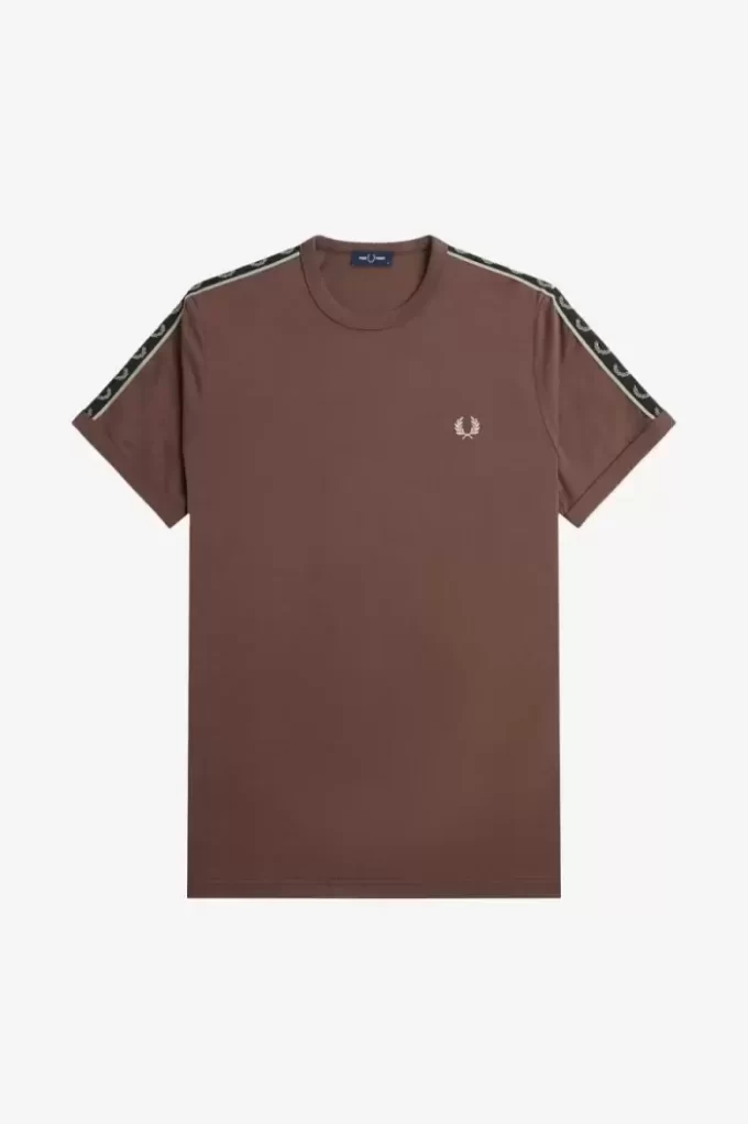 Ringer-T-Shirt mit Kontrastband für Herren