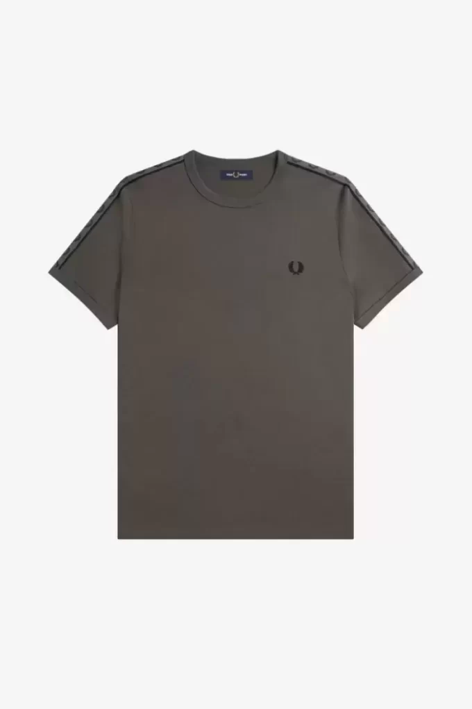 Ringer-T-Shirt mit Kontrastband für Herren