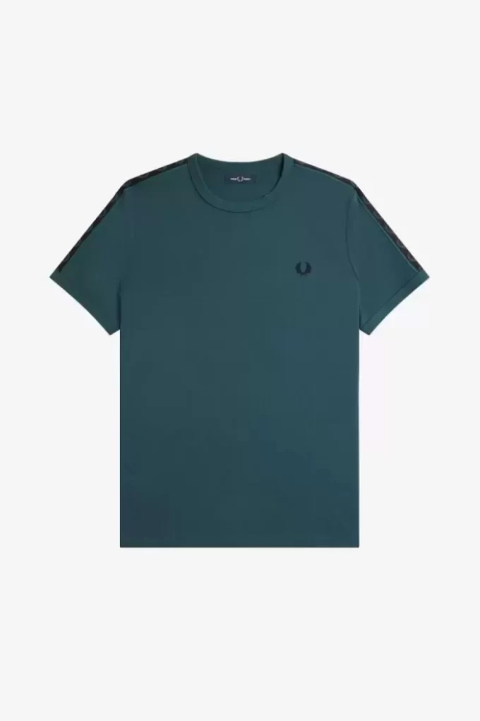 Ringer-T-Shirt mit Kontrastband für Herren