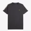 Ringer-T-Shirt mit Kontrastband für Herren