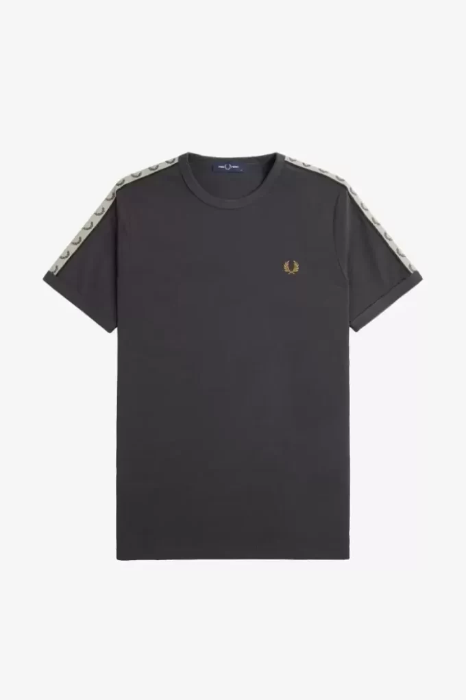 Ringer-T-Shirt mit Kontrastband für Herren