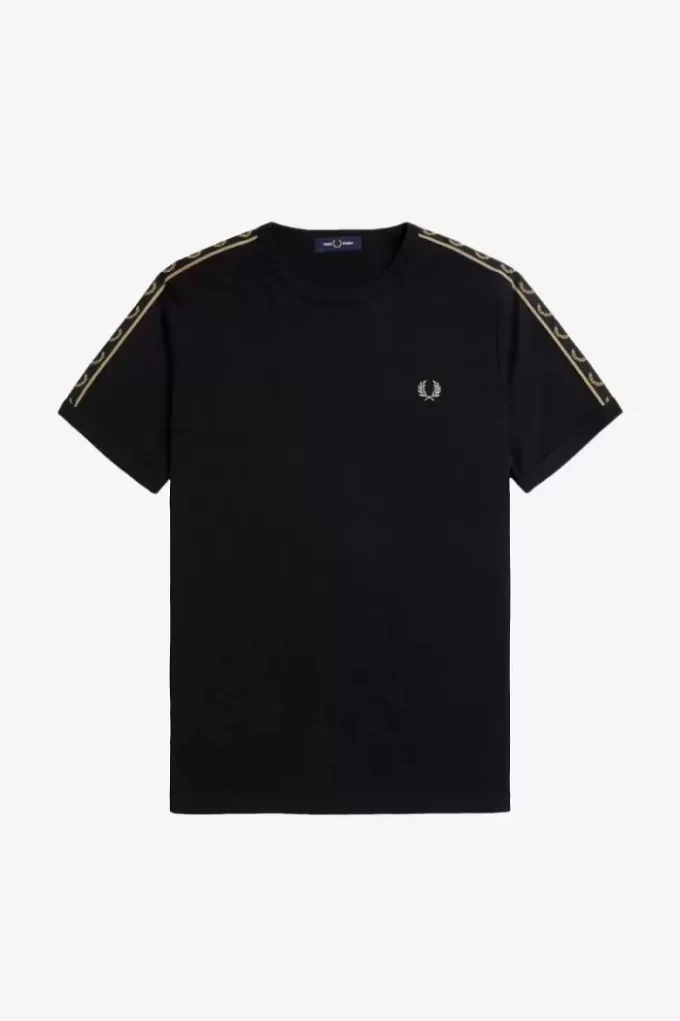 Ringer-T-Shirt mit Kontrastband für Herren