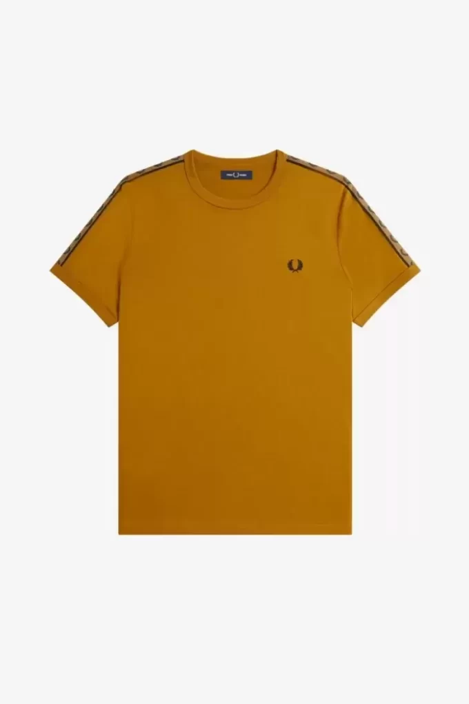 Ringer-T-Shirt mit Kontrastband für Herren