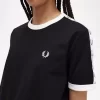 Ringer-T-Shirt mit Streifen für Damen