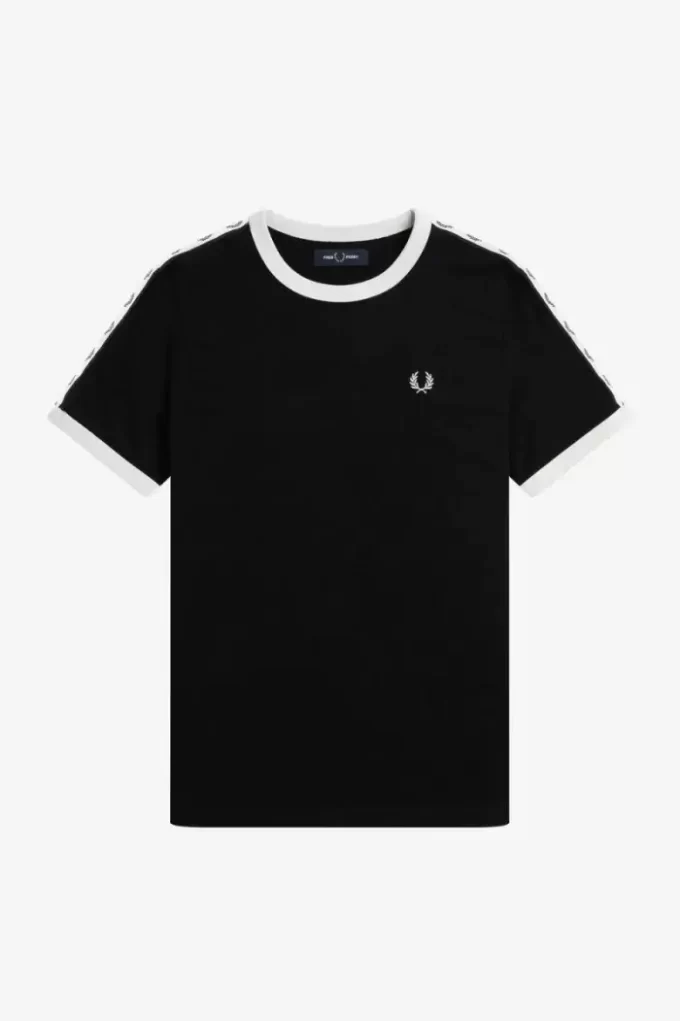 Ringer-T-Shirt mit Streifen für Damen