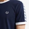 Ringer-T-Shirts mit Klebeband