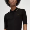 Rippstrick-Damenshirt