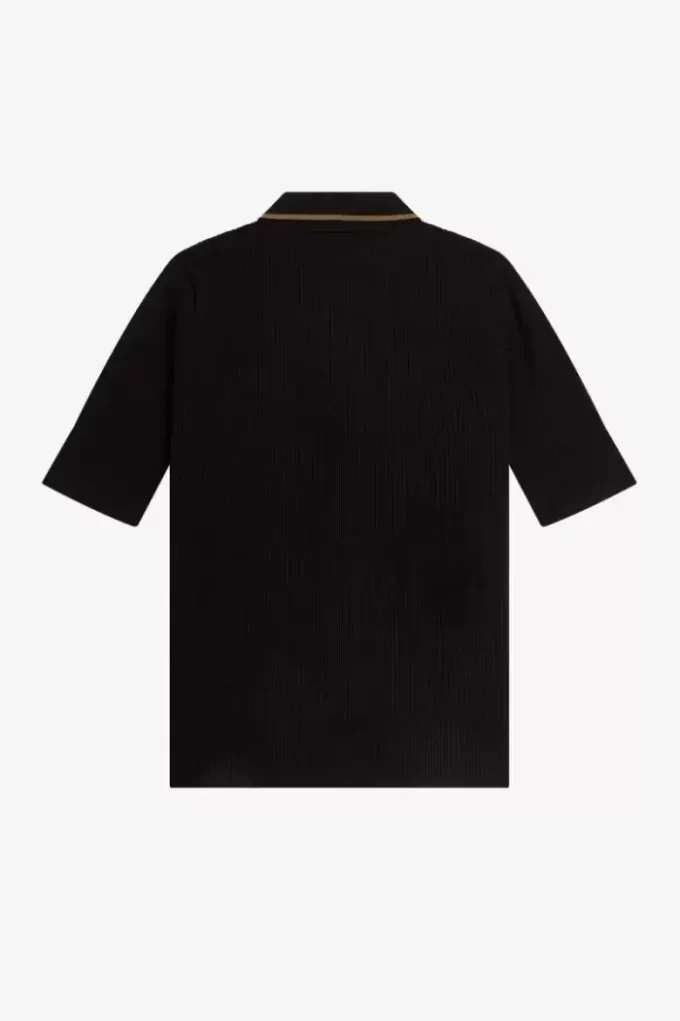 Rippstrick-Damenshirt