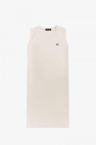 Ärmelloses Ringer-T-Shirt-Kleid