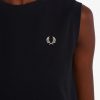 Ärmelloses Ringer-T-Shirt-Kleid