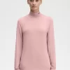 Rollkragen-T-Shirt für Damen